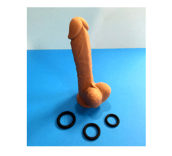 7 inches Silicone Dildo - Tan